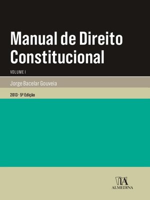 cover image of Manual de Direito Constitucional, Volume 1
